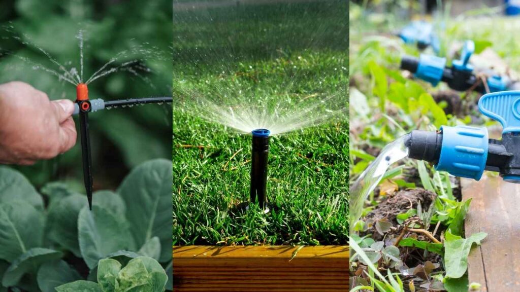 Irrigation for garden